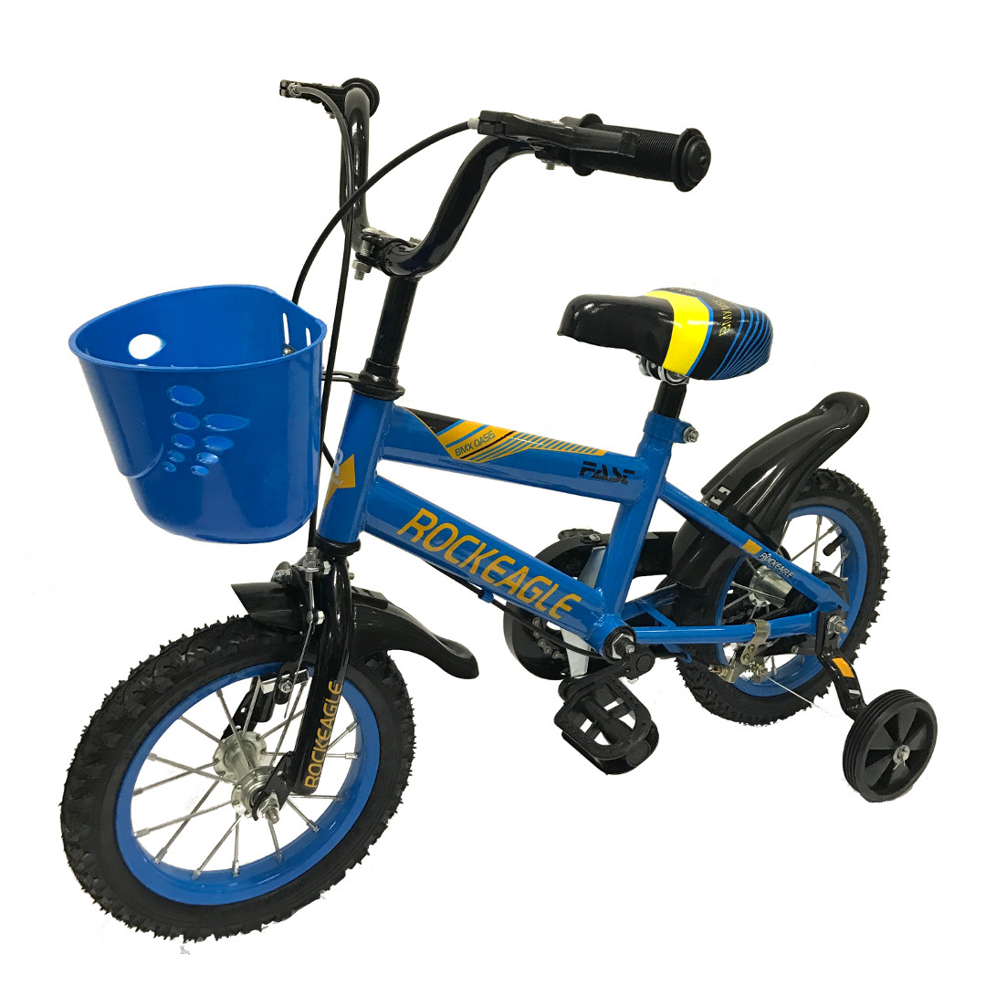 kids blue bike
