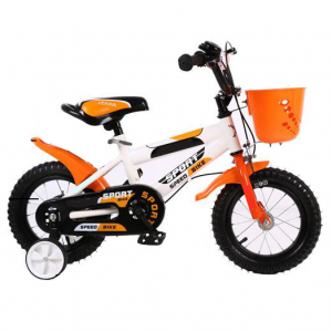 orange 14 inch bicycle