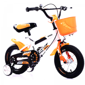 orange 14 inch bicycle