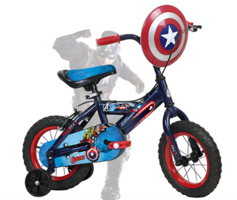 captain america with bike