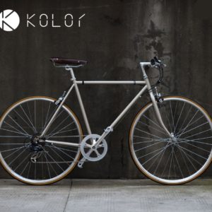 Kolor flat bar aluminium frame road bike