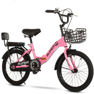 18" pink frame folding bicycle