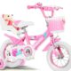 Sweet pink bear bicycle