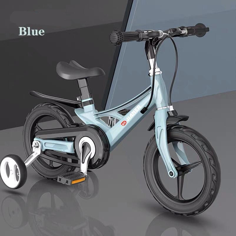 12 inch blue magnesium light weight aluminium alloy kids bike
